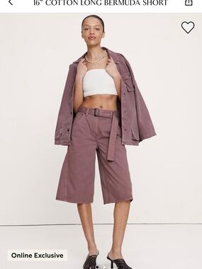 Banana Republic 16” Bermuda Shorts